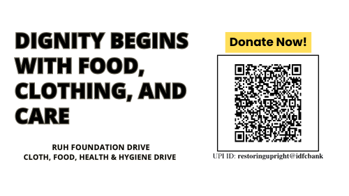 help us give hope to those who have none. donate today at www.ruhfoundation.org or call us at +91 74289 88146 to help.